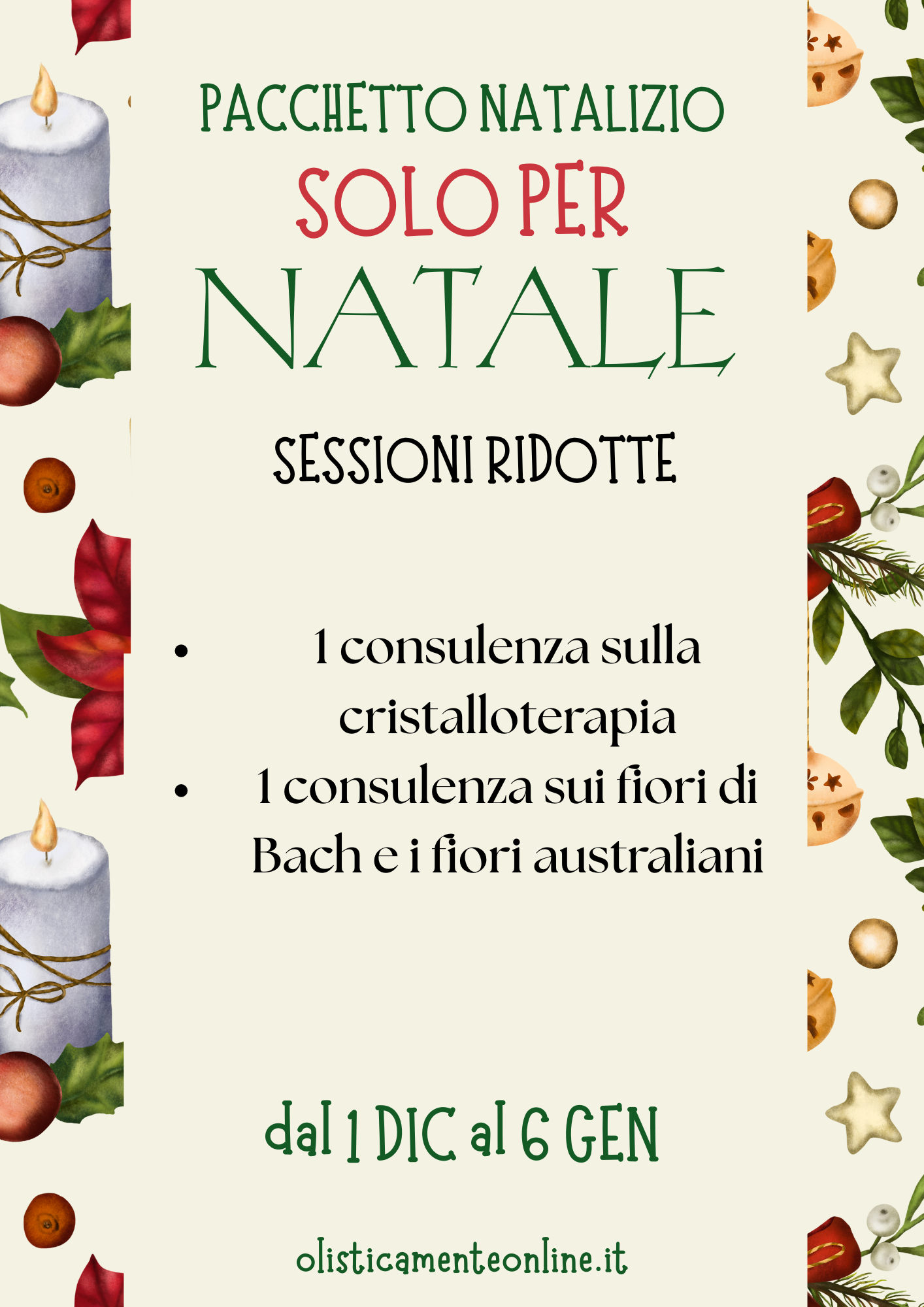 Pacchetto: SESSIONI RIDOTTE