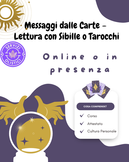 Mensajes de las Cartas – Lectura con Sibilas o Tarot